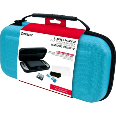 Afbeelding van Stevige Beschermhoes Maat L voor Nintendo Switch 2 Starterpack Blauw