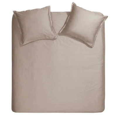 Afbeelding van Cinderella Sundays Dekbedovertrek Extra Breed Satijn 260x200/220 cm Taupe