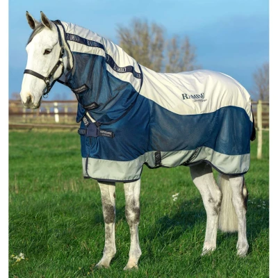 Afbeelding van Rambo Summer Series Turnout 0g Navy/Grey 130/183