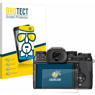 Afbeelding van BROTECT Screenprotector voor Fujifilm X T2 Folie Beschermfolie Beschermglas transparant