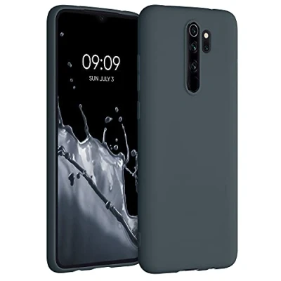 Afbeelding van kwmobile telefoonhoesje geschikt voor Xiaomi Redmi Note 8 Pro Hoesje smartphone Back cover in leisteen