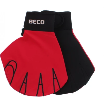 Afbeelding van Beco Gesloten Aquahandschoenen Neopreen Rood Maat M 2 delig