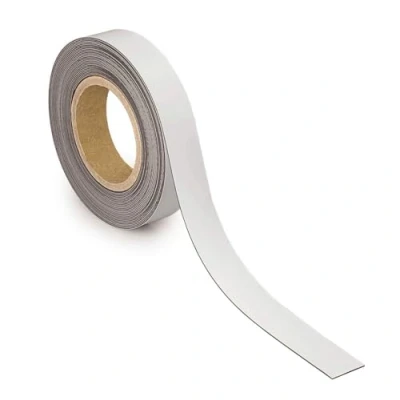 Afbeelding van MAUL magnetisch etiketband beschrijf en wisbaar, 10mtx30mm, wit magneetband