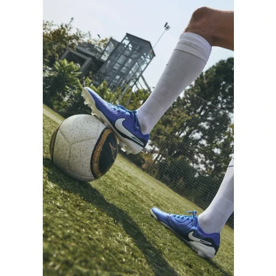 Afbeelding van Nike Performance Tiempo Legend 10 PRO FG Voetbalschoenen met kunststof noppen, Heren, Maat: 47.5, Soar/white Imitatieleer/ textiel