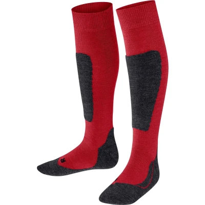 Afbeelding van Falke Active SKI Kneehigh Anatomical Plush SOLE Kniekousen voor kinderen, Maat: 31 34, Fire