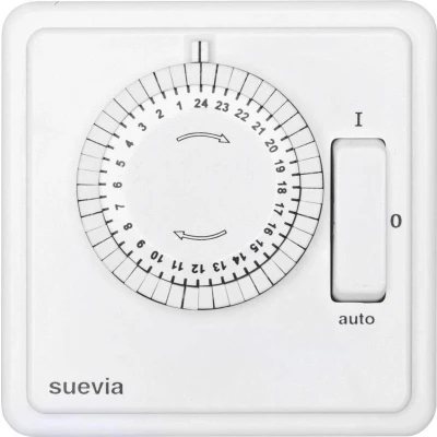 Afbeelding van Suevia SU280447 Inbouwschakelklok Analoog Dagprogramma 1200 W IP20 AAN/AUTO/UIT programma