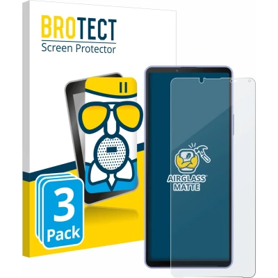Afbeelding van BROTECT Screenprotector voor Sony Xperia 10 IV Folie Beschermfolie Beschermglas matte (3 Stuks)