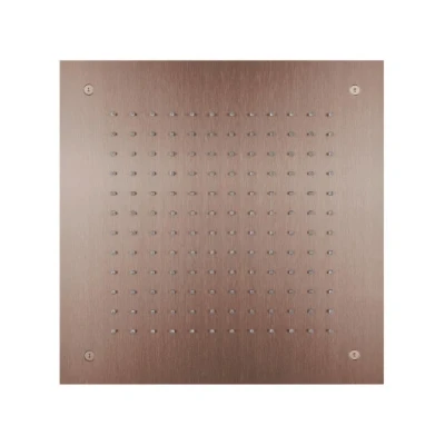 Afbeelding van SB Temptation Regendouche inbouw vierkant 38x38cm PVD Koper 1208955763