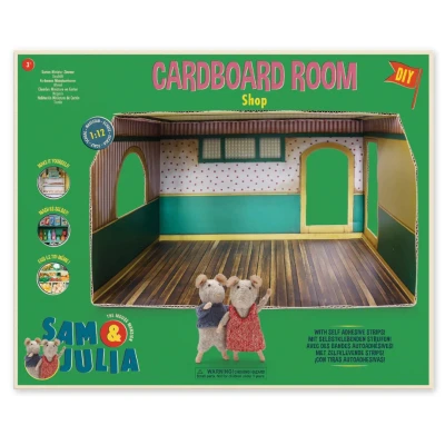 Afbeelding van Het Muizenhuis kartonnen speelhuis winkel (Cardboard room / Shop)