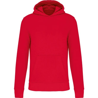 Afbeelding van Kariban Ecologische kindersweater met capuchon K4029 Red