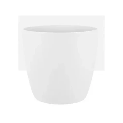 Afbeelding van Bloempot Brussels rond 14 cm wit elho
