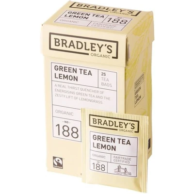 Afbeelding van Bradley&#039;s Green Tea Lemon 100x2g