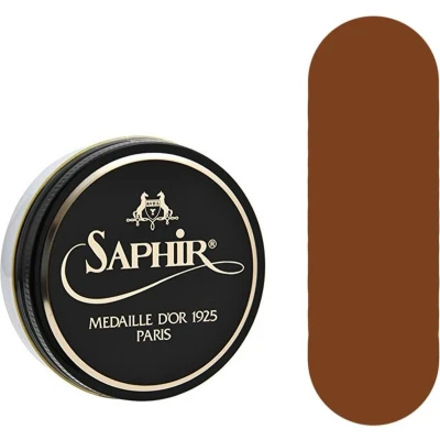 Afbeelding van Saphir Médaille d&#039;Or Pate de Luxe schoenwas 50ml 03 Lichtbruin