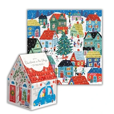 Afbeelding van Christmas in the Village 500 stukjes House Puzzel