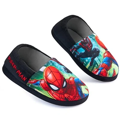 Afbeelding van Marvel Kinderpantoffels voor jongens Spiderman, zwart.