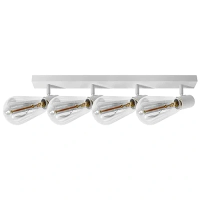 Afbeelding van Miratic Plafondspots E27 IP20 plafondverlichting voor woonkamer, keuken en slaapkamer, plafondlamp, spot binnenverlichting (geen lamp inbegrepen) (4 x 60 W)