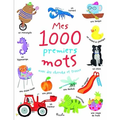 Afbeelding van Mes 1000 premiers mots avec des cherche et trouve
