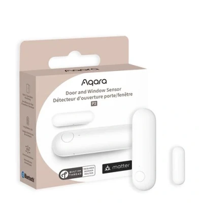 Image de Détecteur d&#039;ouverture porte et fenêtre connecté Aqara P2 Matter Blanc