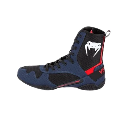 Afbeelding van Venum, Elite boksschoenen voor heren, 45,5, marineblauw/zwart/rood