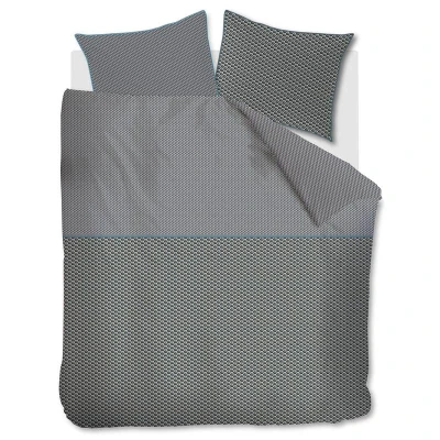 Afbeelding van Kardol Facette dekbedovertrek Tweepersoons 200x200/220 Blauw Groen