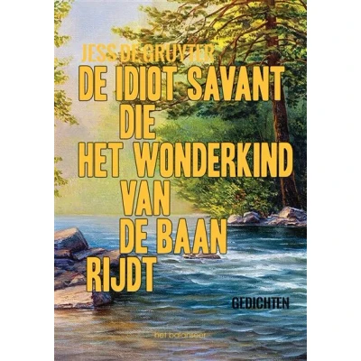 Image de de idiot savant die het wonderkind van baan rijdt
