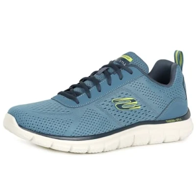 Afbeelding van Skechers Track Leshur Sneakers voor heren, Synthetisch leisteen gaas, 48.5 EU