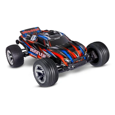 Afbeelding van Traxxas Rustler 2WD BL 2s HD rood
