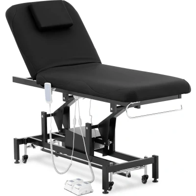 Afbeelding van physa Massagetafel 2 motoren 200 kg zwart