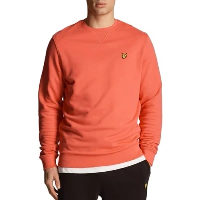 Afbeelding van Lyle &amp; Scott Sweater Roze maat M Heren met Regular fit Pasvorm Katoen Suitable Herenkleding