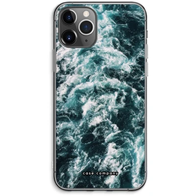 Afbeelding van Case Company® hoesje geschikt voor iPhone 11 Pro Max Zee golf Soft Cover Telefoonhoesje Bescherming aan alle Kanten en Schermrand
