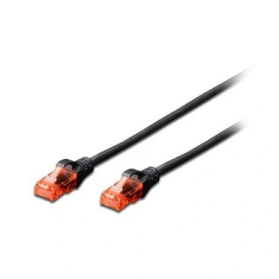 Image de Câble Réseau Rigide UTP 6ème Catégorie Ewent EW6U 010BL RJ45 Noir