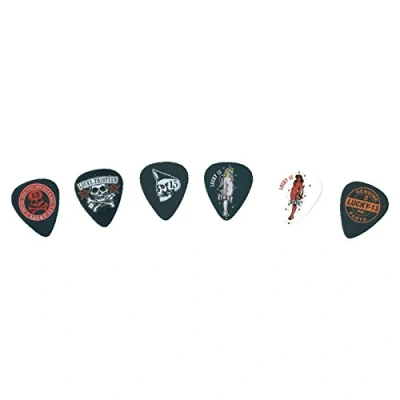 Afbeelding van Lucky 13 II Plektrum, 0,60 mm 6er Set, Series