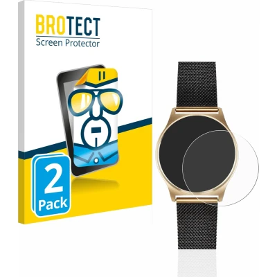 Afbeelding van BROTECT Schermbeschermer helder, Smartwatch beschermfolie, Transparant