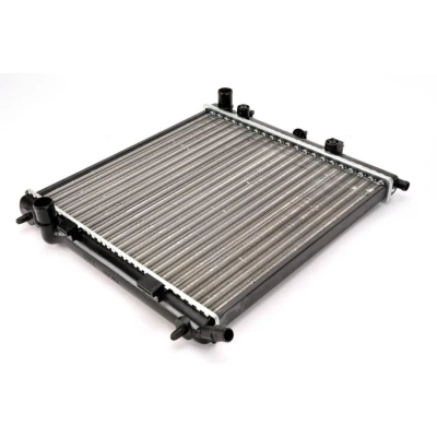 Afbeelding van THERMOTEC D7P020TT Radiateur Aluminium, Kunststof voor voertuigen met/zonder airco 380 402 26 Handgeschakeld Koelribben mechanisch gelast