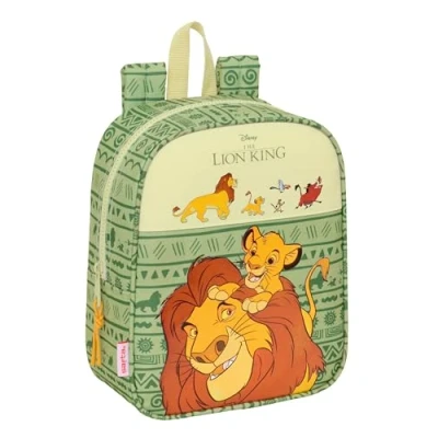 Afbeelding van Schoolrugzak Mufasa Groen Beige 22 x 27 10 cm
