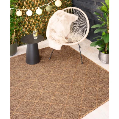 Afbeelding van Buitenkleed Horizon Dune Beige/bruin 120x170 Cm