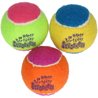 Afbeelding van Kong Hondenspeelgoed Squeakair Birthday Balls