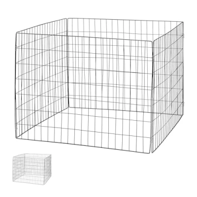 Afbeelding van Relaxdays Tuincomposter, set van 2, metaal (staal), 560 liter, 70 x 90 cm (h b d), zwart