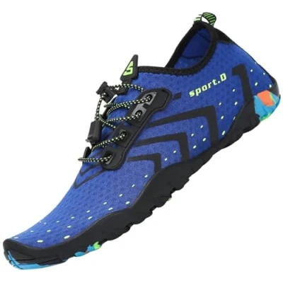 Afbeelding van SAGUARO Kinderen, jongens, meisjes, sneldrogend, antislip, waterschoenen, maat 28 36, Blauw