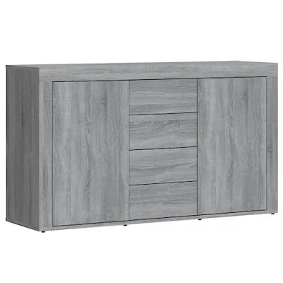 Image de vidaXL Buffet Sonoma gris 120x36x69 cm Bois d&#039;ingénierie815493