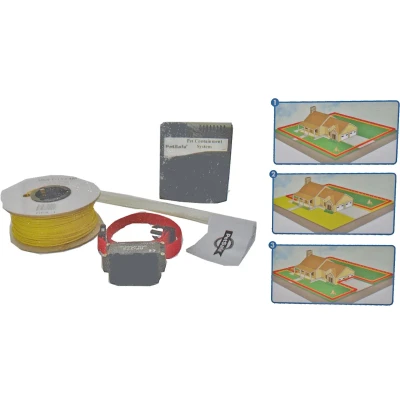 Afbeelding van PetSafe radio fence met draad en vlag PRF 3004XW Gebr. de Boon
