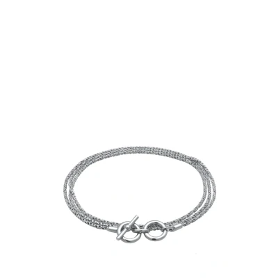 Afbeelding van Kuzzoi Tbone Oxidiert Armband, Heren, Maat: 19, Silber