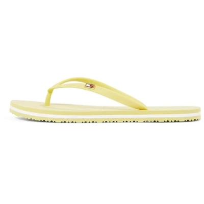 Afbeelding van Tommy Hilfiger Strap Beach Teenslippers, Dames, Maat: 36, Meringue Kunststof