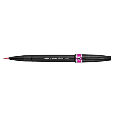 Image de PENTEL FEUTRE PINCEAU ROSE ULTRA F
