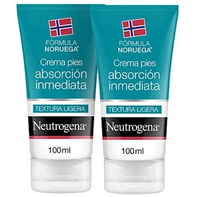 Afbeelding van Neutrogena Immediate Absorption Foot Cream 2 x 100 ml (Spaanse Versie)
