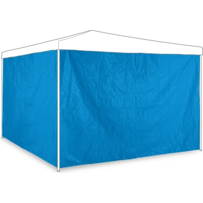 Afbeelding van Relaxdays partytent zijwand 2 stuks 3x2m PE &amp; PVC zijkant zeil