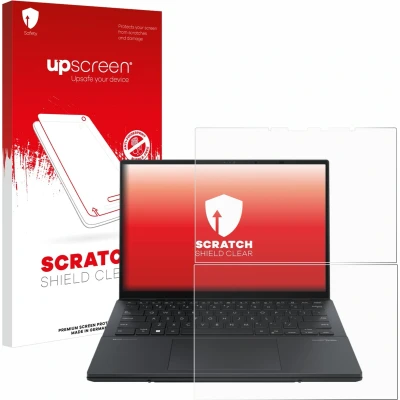 Afbeelding van upscreen Screenprotector voor ASUS ZenBook Duo OLED 2024 UX8406 Folie Beschermfolie transparant
