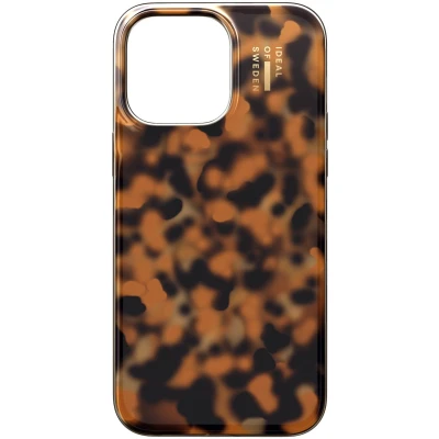 Afbeelding van iDeal of Sweden Hoesje Geschikt voor iPhone 14 Pro Max ClearCase Design Meerkleurig / Tortoise