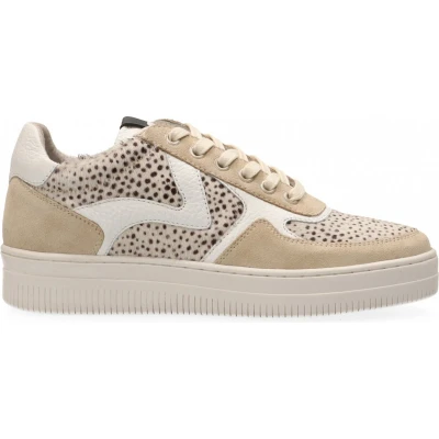 Afbeelding van Maruti MOMO Sneakers laag, Dames, Maat: 36, Beige Veloursleer