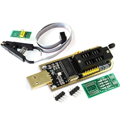 Afbeelding van USB Flash BIOS EEPROM serie CH341A 24 25 timer met software en stuurprogramma + SOIC8 SOP8 clip adaptermodule